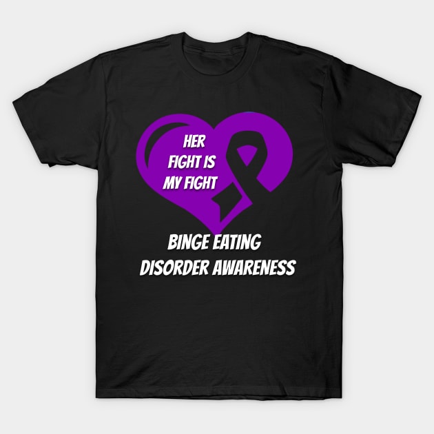 Binge Eating Disorder T-Shirt by mikevdv2001